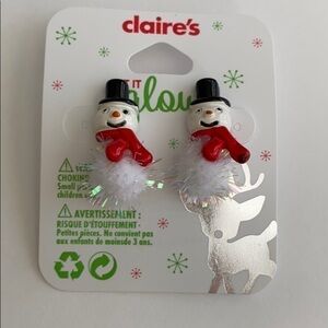 Claire’s Christmas ⛄️ earrings